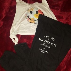 Victoria secret Pants - Victoria's Secret sweatpants with shirt Victoria secret Pants - Victoria's Secret sweatpants with shirt